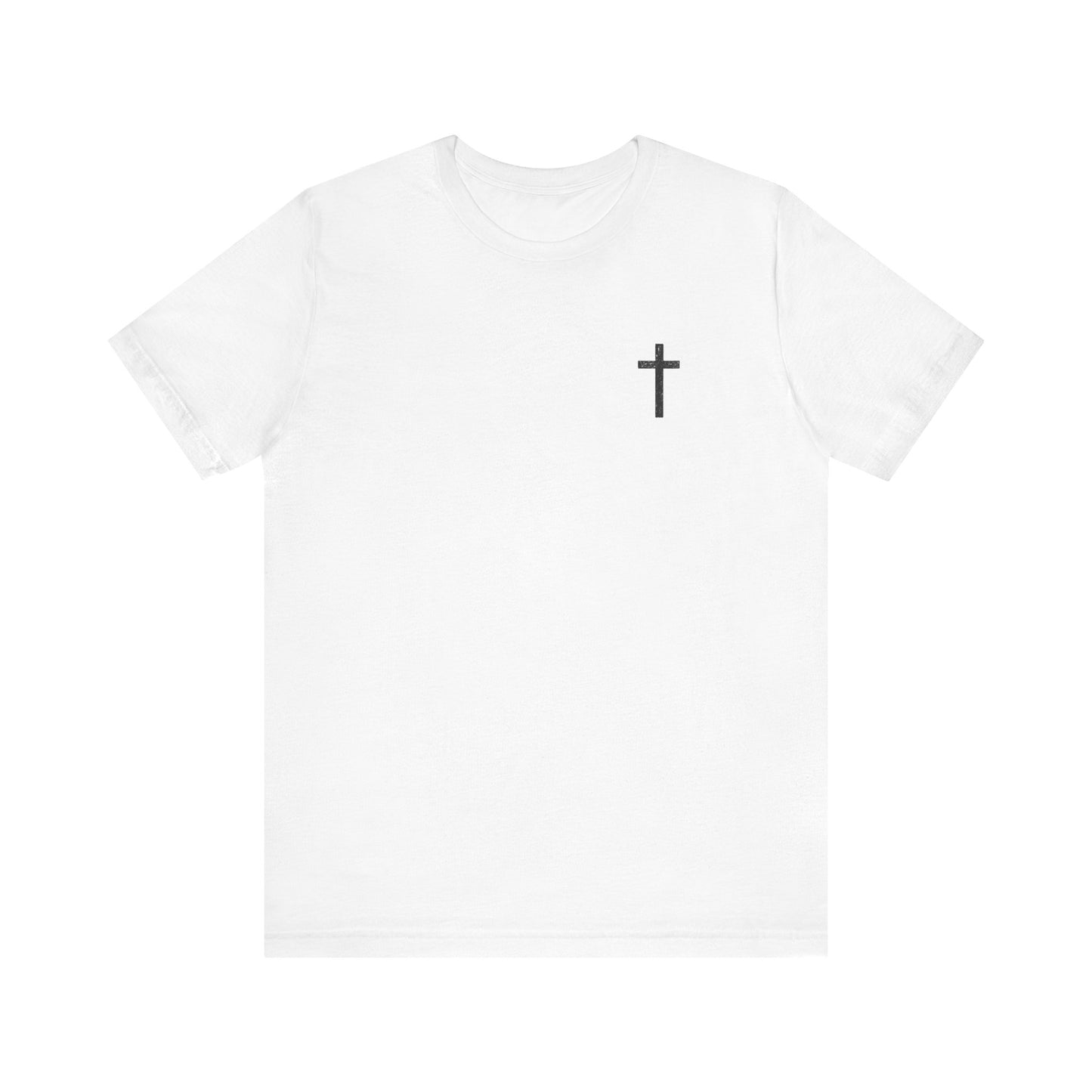 Christian Cross Tee - The Lord is my light and my salvation-Whom shall I fear