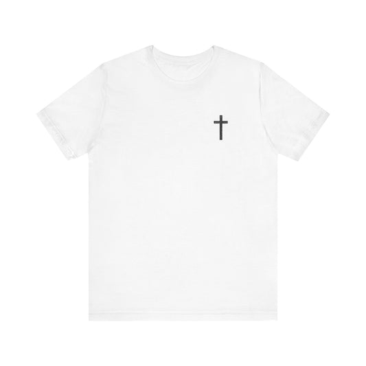 Christian Cross Tee - The Lord is my light and my salvation-Whom shall I fear