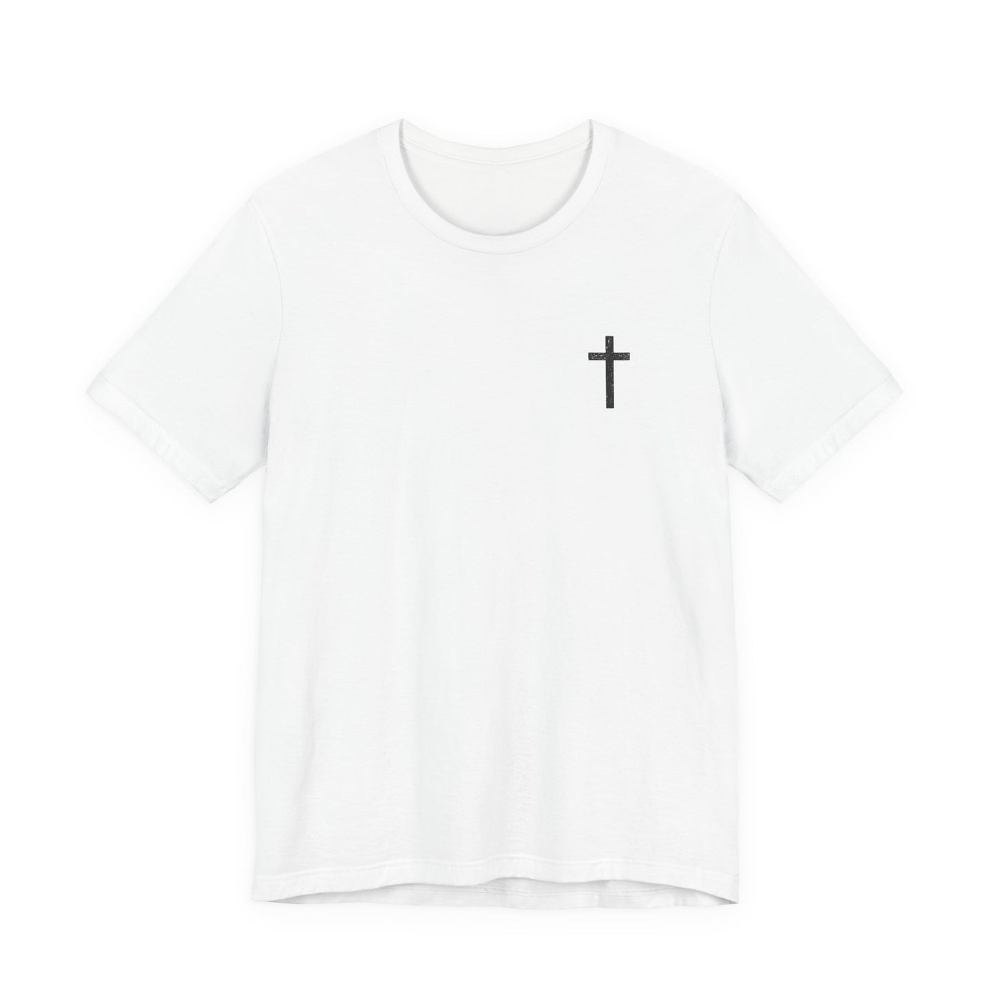 Christian Cross Tee - The Lord is my light and my salvation-Whom shall I fear